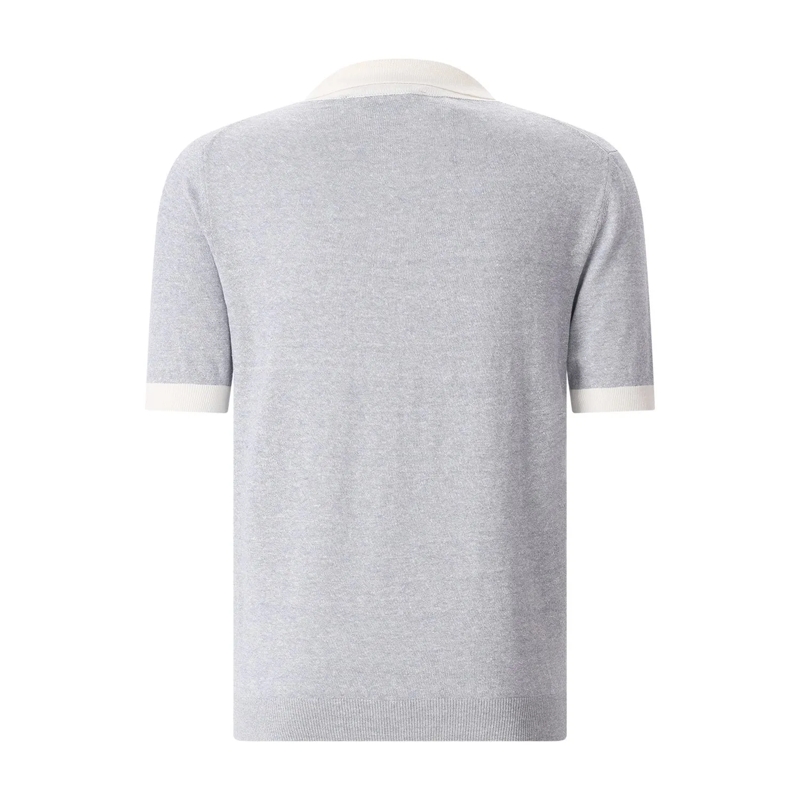 Moorer Poloshirt Poloshirt Jethro aus Baumwolle blau(Image 3)