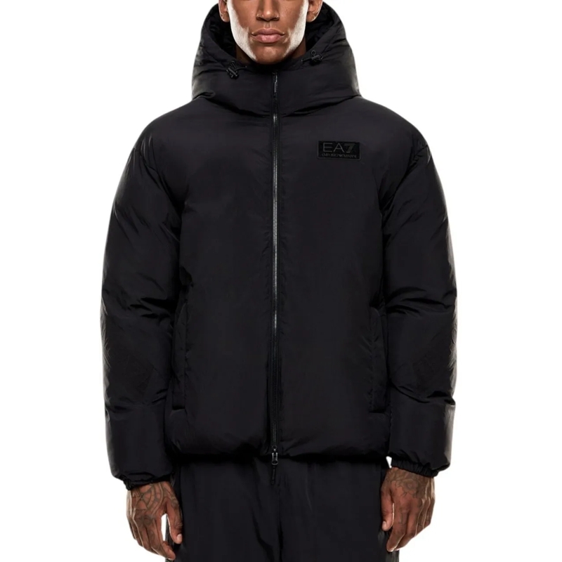 EA7 Doudoune Heren Jas schwarz