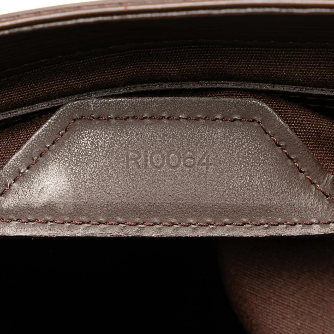 Thumbnail - Louis Vuitton Shopper - Epi Sac Plat PM - Gr. unisize - in Braun - für Damen