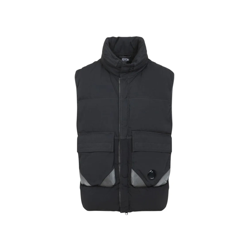 CP Company Doudoune Tailored Black Waistcoat Black