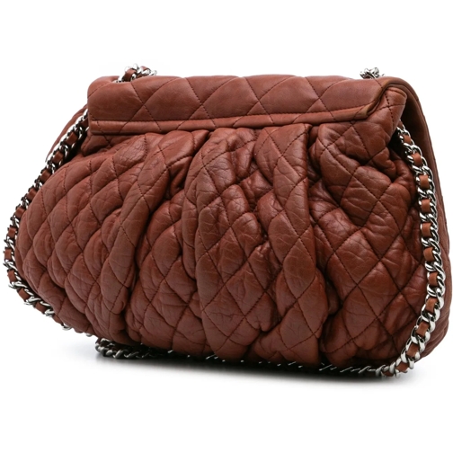 Chanel Sac à bandoulière 2010-2011 Large Quilted Lambskin Chain Around Flap braun (Image 2)