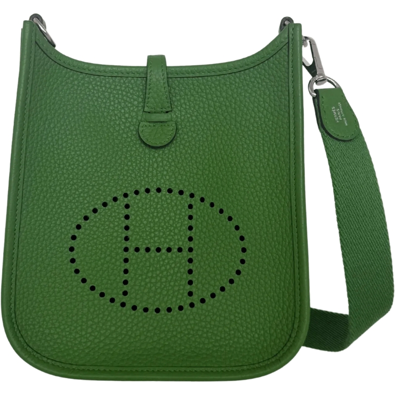 Hermès Sac à bandoulière Hermes Evelyne 16 Amazone Taurillon Clemence Green grün