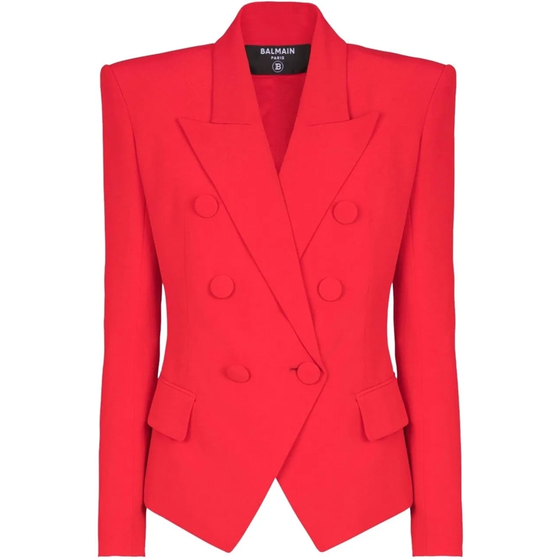 Balmain Veste de transition Jackets Rouge rot