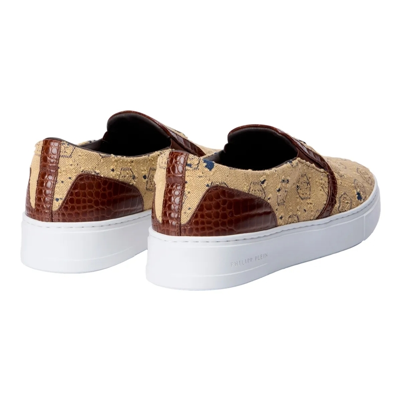 Philipp Plein Low-Top-Sneaker Warum sollte man in seiner Freizeit auf Eleganz ve braun(Image 3)