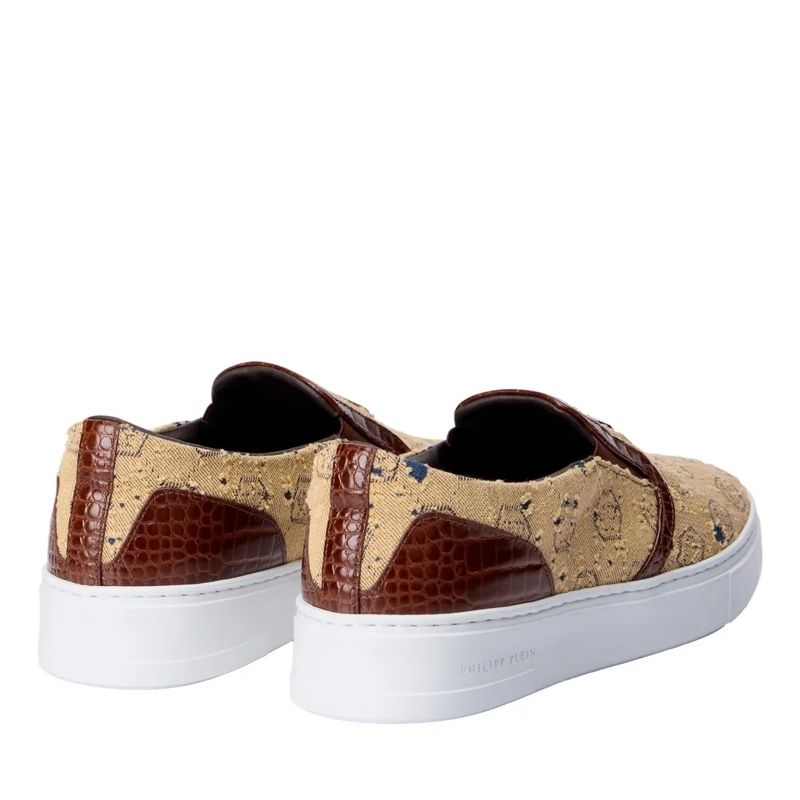 Philipp Plein Low-Top-Sneaker Warum sollte man in seiner Freizeit auf Eleganz ve braun(Image 3)