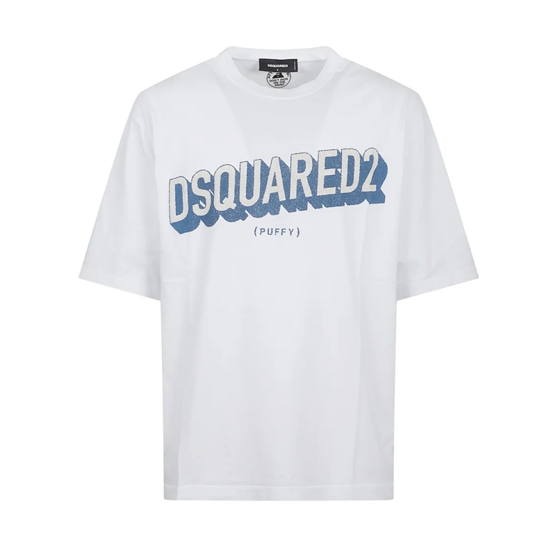Dsquared2 T-shirt Loose-Fit Cotton T-Shirt White