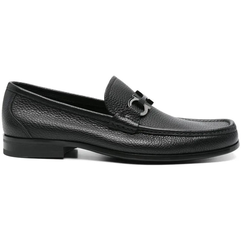 Salvatore Ferragamo T-Shirt SALVATORE Ferragamo leather loafers schwarz