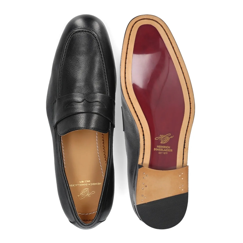 Heinrich Dinkelacker Loafer Loafer Amalfi Plain W schwarz(Image 4)