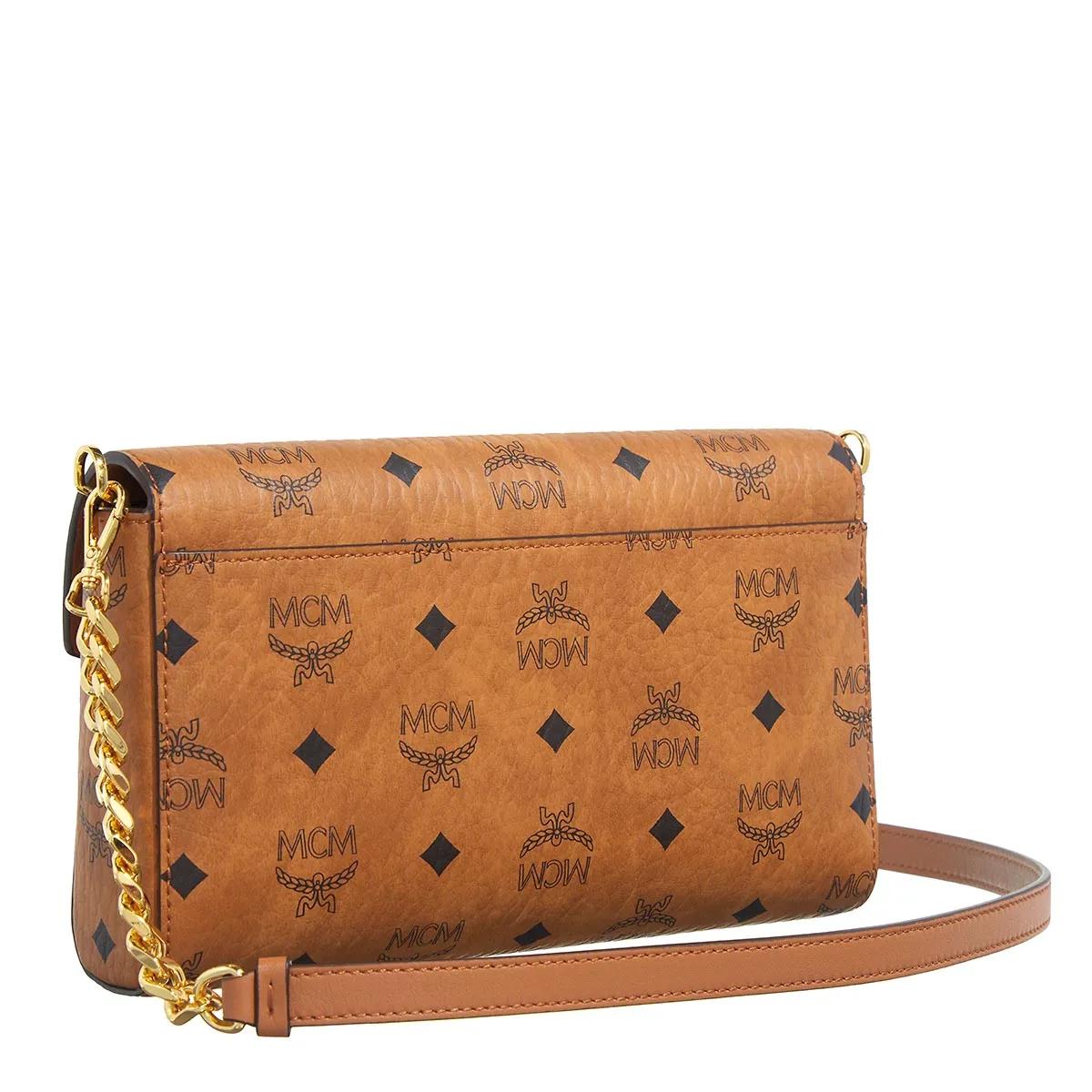 MCM Crossbody bags Tracy Vi Crossbody Med Co in cognac