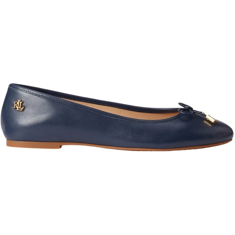 Ralph Lauren Ballerinas Flat Shoes Refined Navy blau