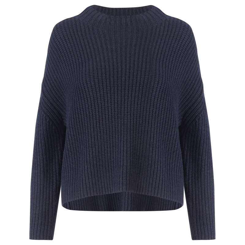 Apart Pullover Oversized Pullover dunkel-blau