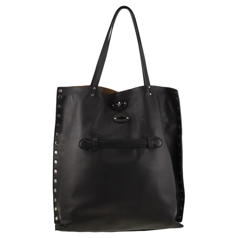 Zanellato Fourre-tout A' Spasso - Leather Handbag M Black