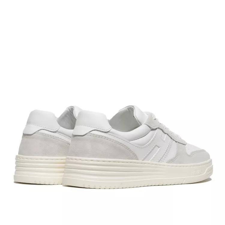 Thumbnail - Hogan Low-Top Sneaker - Pearl Grey Suede H630 Sneakers - Gr. 6 - in Weiß - für Damen