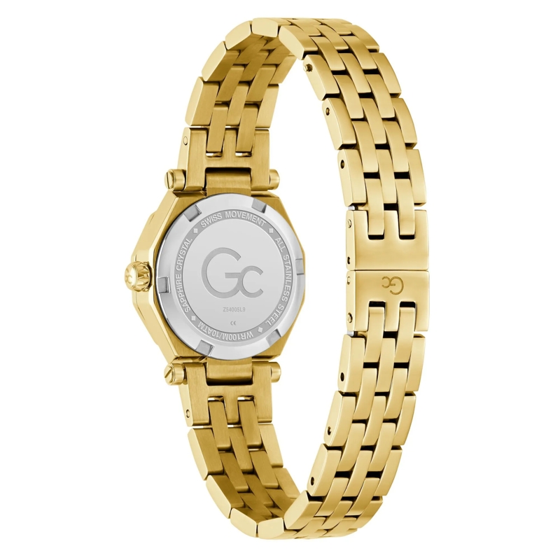 GC Quarzuhr Quarz-Analoguhr Gc Gleam Mini gelb(Image 4)