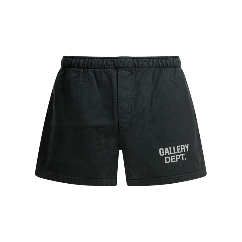 Gallery Dept. Legere Shorts Relaxed Bermuda Fit Shorts With Subtle Logo Detail Black