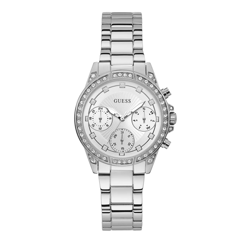 Guess Women Quartz Watch Gemini Silver Chronograph