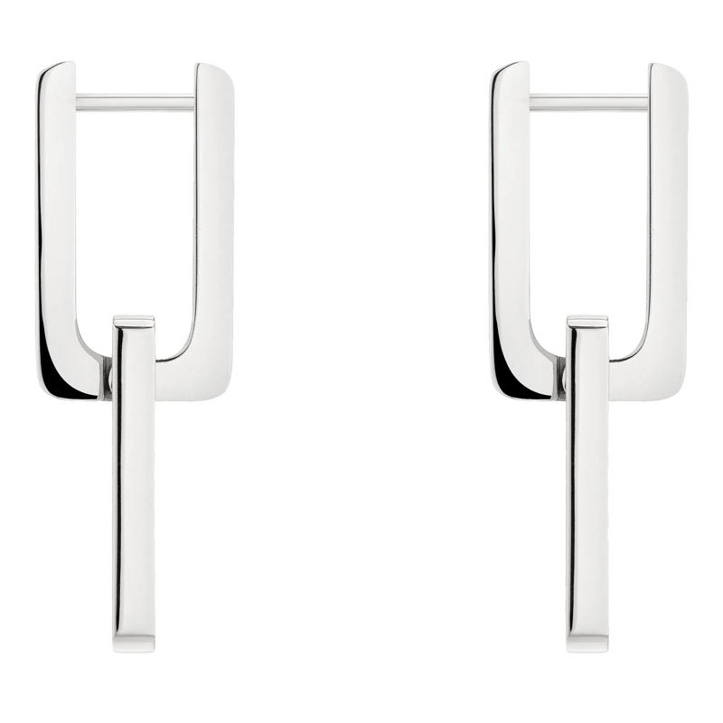 Liebeskind Berlin Ohrstecker Edelstahl The Mini Link silber(Image 3)