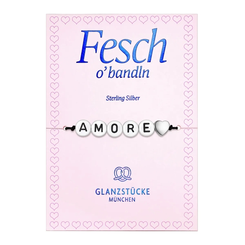 Glanzstücke München Armband Sterling Silber Armband Herz/AMORE silber(Image 3)