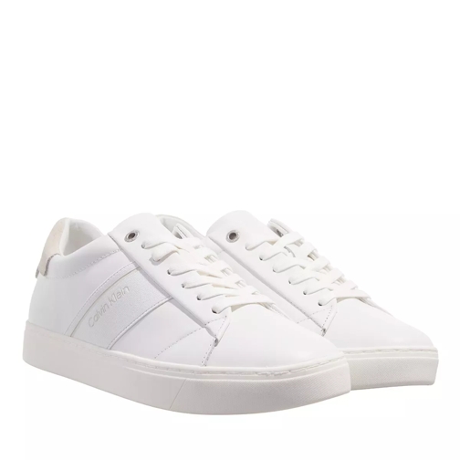Calvin Klein Clean Cupsole Lace Up Bright White sneaker basse