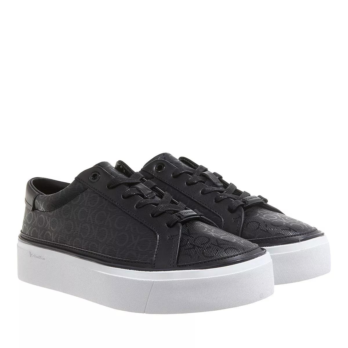 Calvin Klein Flatform Cupsole Lace Up Epi Mn Black Mono Low Top Sneaker