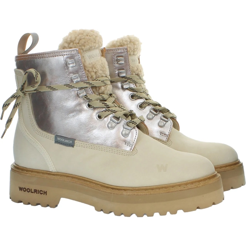Woolrich Bottes Boots Pannaargento weiß