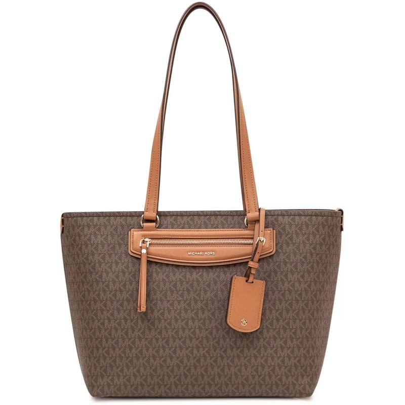 MICHAEL Michael Kors Weekender Borsa Tote con Manici Lunghi e Tasca braun