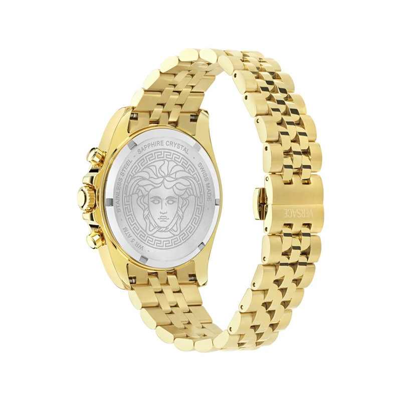 Versace Quarzuhr Quarz Chronograph Uhr Greca Chrono  Wave gold(Image 4)