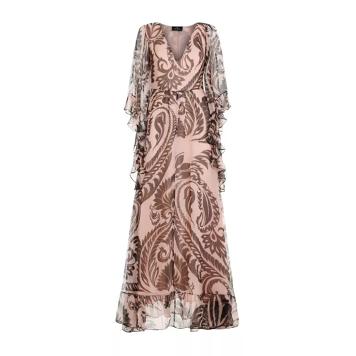 Etro Multicolor Silk Long Dress Multicolor 