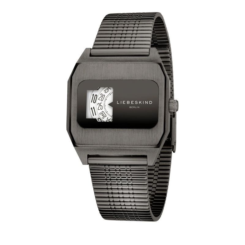 Liebeskind Berlin Quarzuhr Edelstahl Vinyl Vision grau(Image 6)