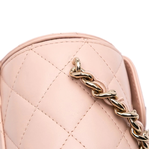 Chanel Sac à bandoulière 2021 Mini Lambskin Elegant Chain Vanity Case rose (Image 2)