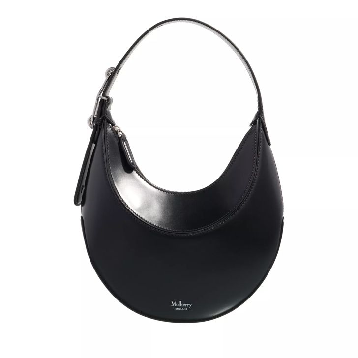 Black leather mulberry bag on sale