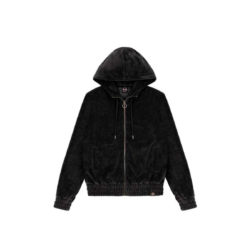 Colmar Originals  Black Cotton Blend Full-Zip Hoodie Black