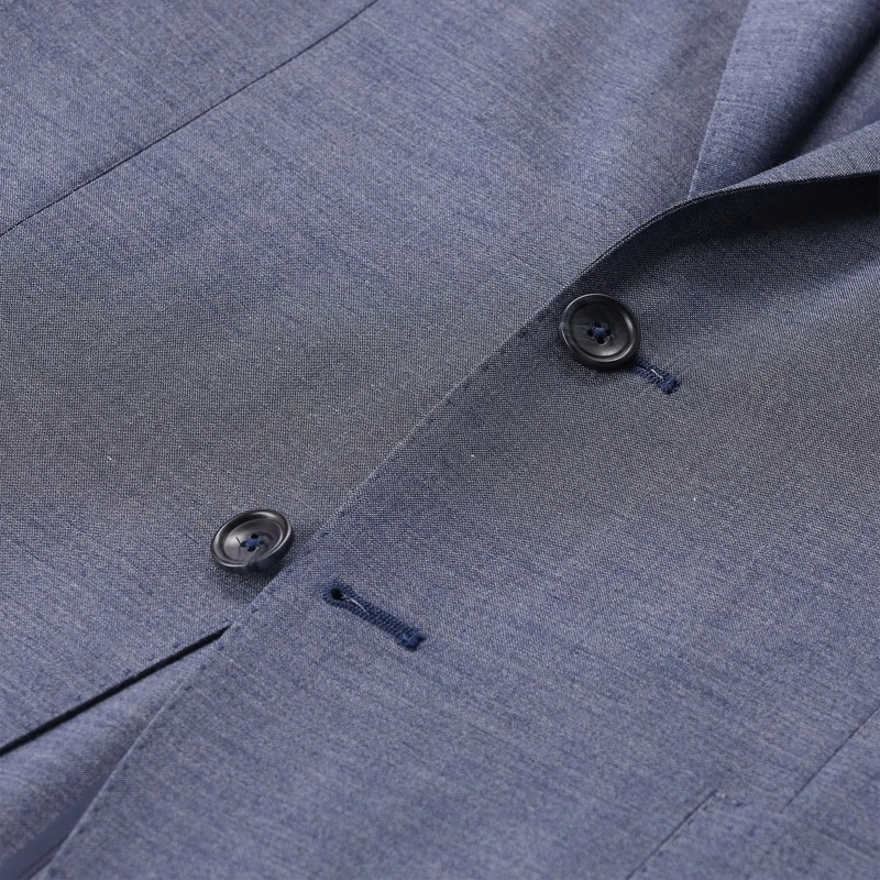 Tagliatore Combinaison de costume Zweiteiliger Anzug aus Wollmix blau(Image 4)
