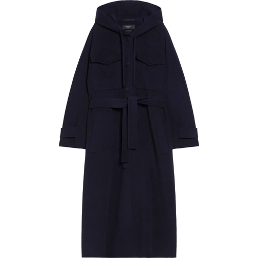 Max Mara Bontjassen Max Mara Weekend Mantels Donkerblauw Levante blau