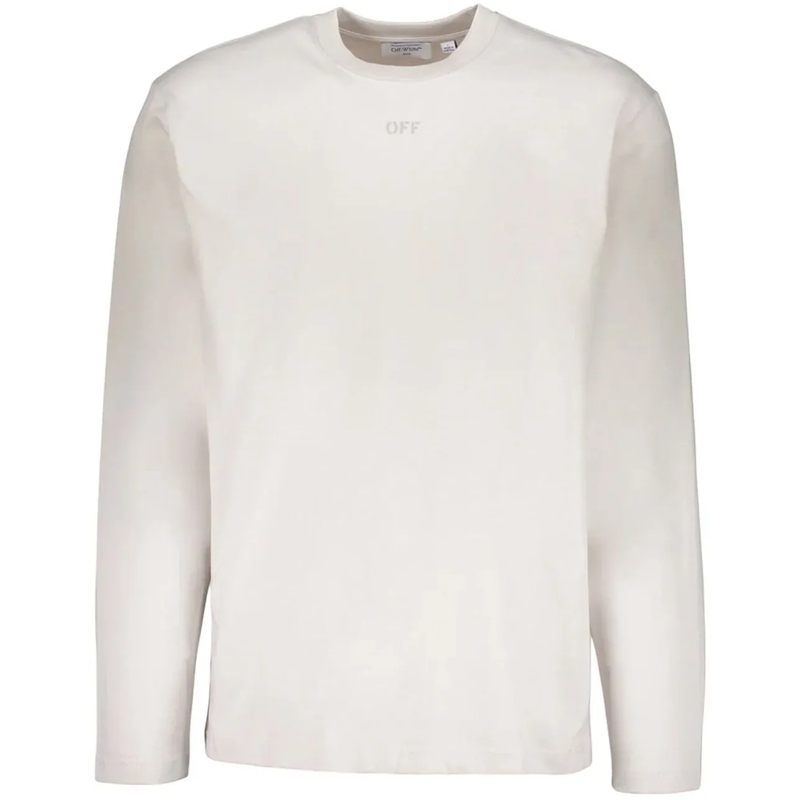Off-White Legeres Oberteil OFF-WHITE Long-sleeve T-shirt weiß