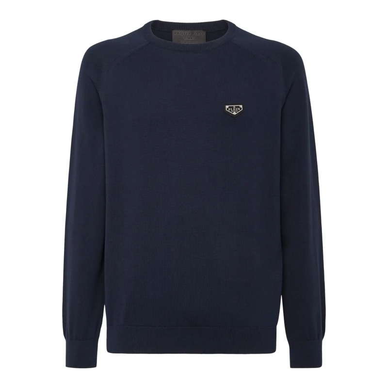 Philipp Plein Sweatshirt Rundhalspullover schwarz