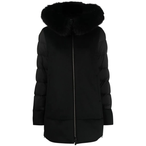 Moorer Overgangsjas Basic Hooded Cloak Black