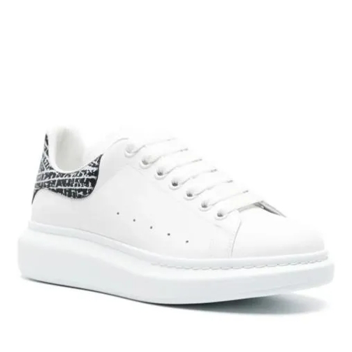 Alexander McQueen Oversized White/Black Sneakers White sneaker basse