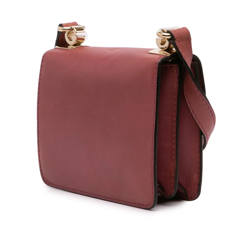 Gucci Schultertasche Small Leather 1973 Crossbody Bag rot