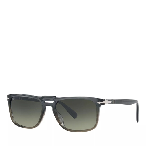 Persol 0PO3273S Sunglasses Grey Gradient Green Stripped Occhiali da sole