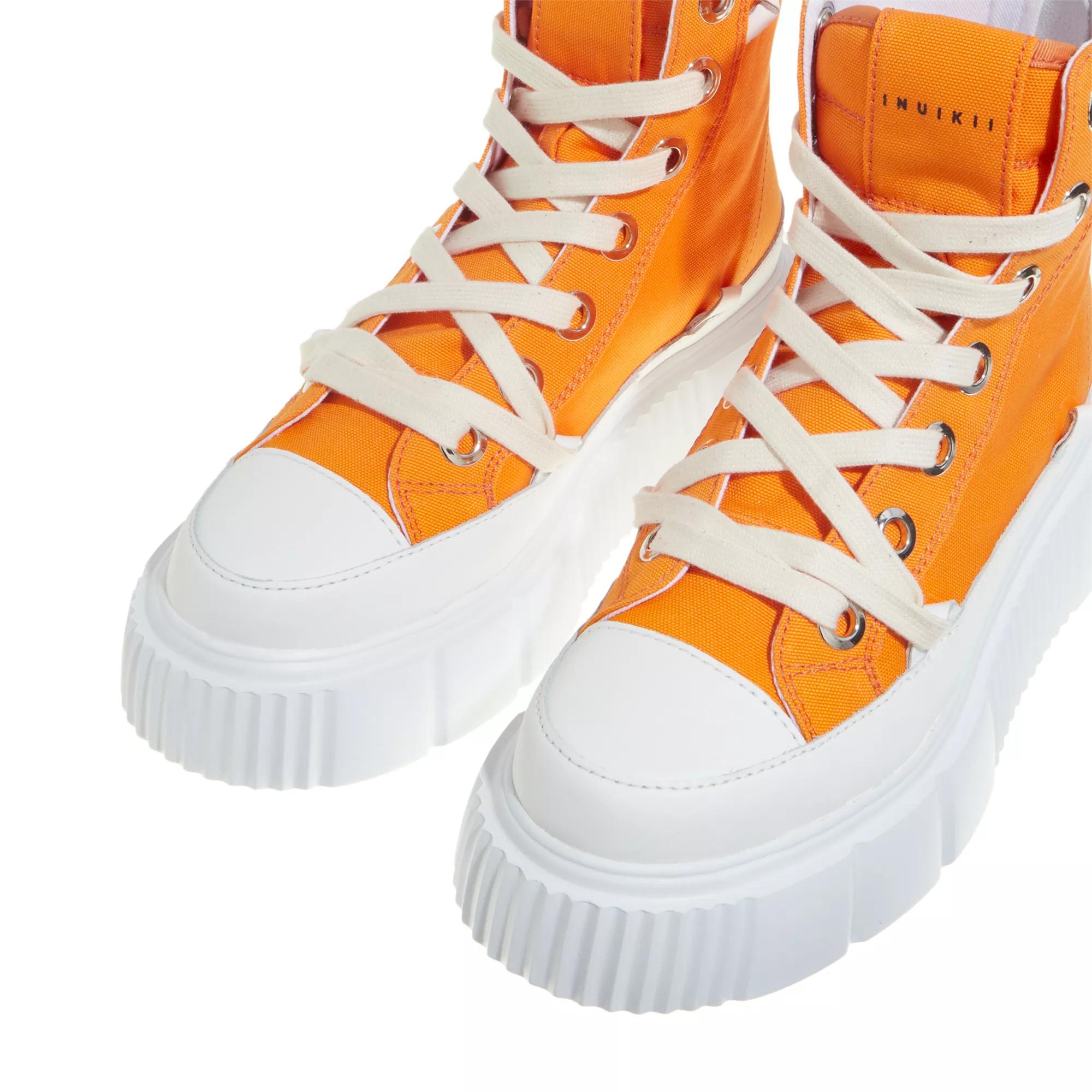 INUIKII Matilda Canvas High 23 Orange High Top Sneaker