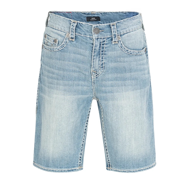 True Religion Shorts Jeansshorts BOBBY hell-blau