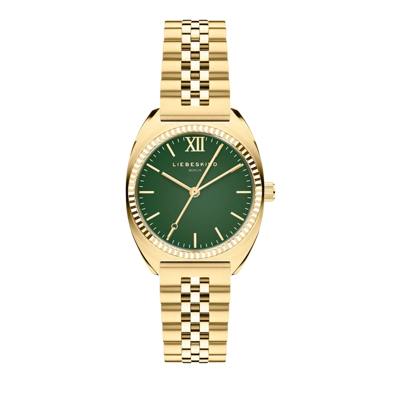 Liebeskind Berlin Automatikuhr Edelstahl Armbanduhr gold