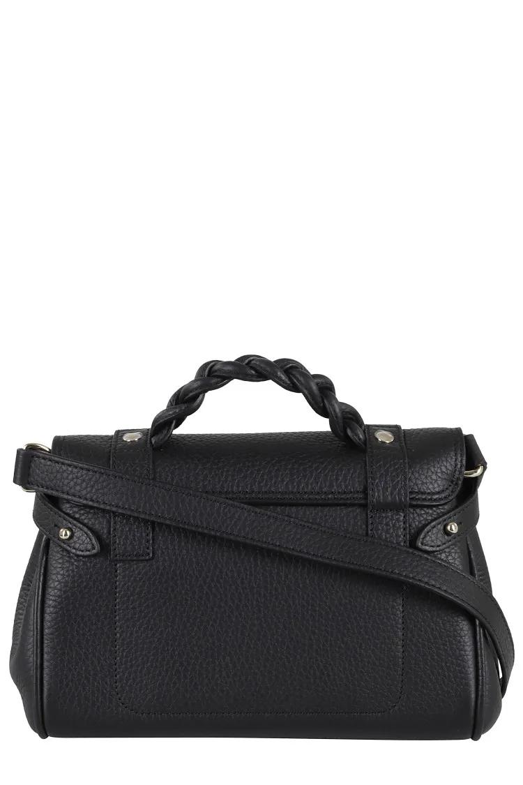 Mulberry Hobo bags Mini Alexa Heavy Grain in zwart