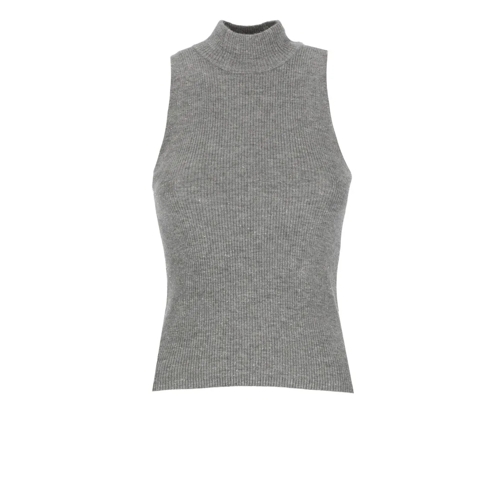 Brunello Cucinelli Top Grey Cashmere Top Grey