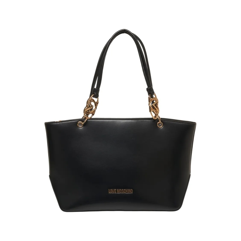 Love Moschino Draagtas Handbag With Logo Detail Black