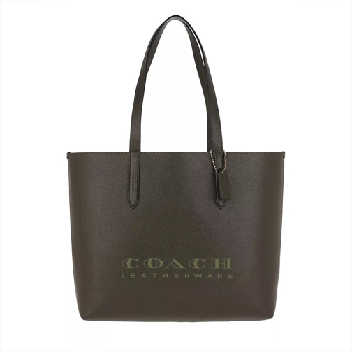 Coach Crossgrain Leather Highline Tote Moss Boodschappentas