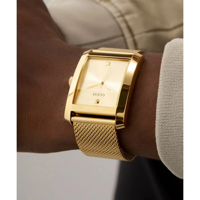 Guess Quarzuhr Quarz-Analoguhr Clyde gold(Image 6)