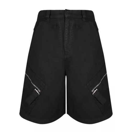 Jacquemus Cotton Bermuda Shorts Black 