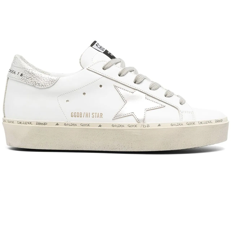 Golden Goose Low-Top-Sneaker Sneakers Silver silber